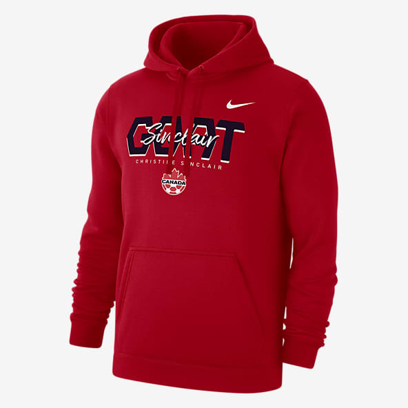 All red nike sweater sale